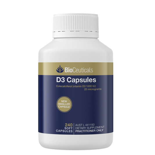 Bioceuticals - D3 Capsules 240 soft caps