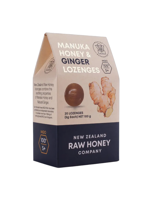 Biohoney - Lozenges Manuka Honey/Ginger 20 Lozenges