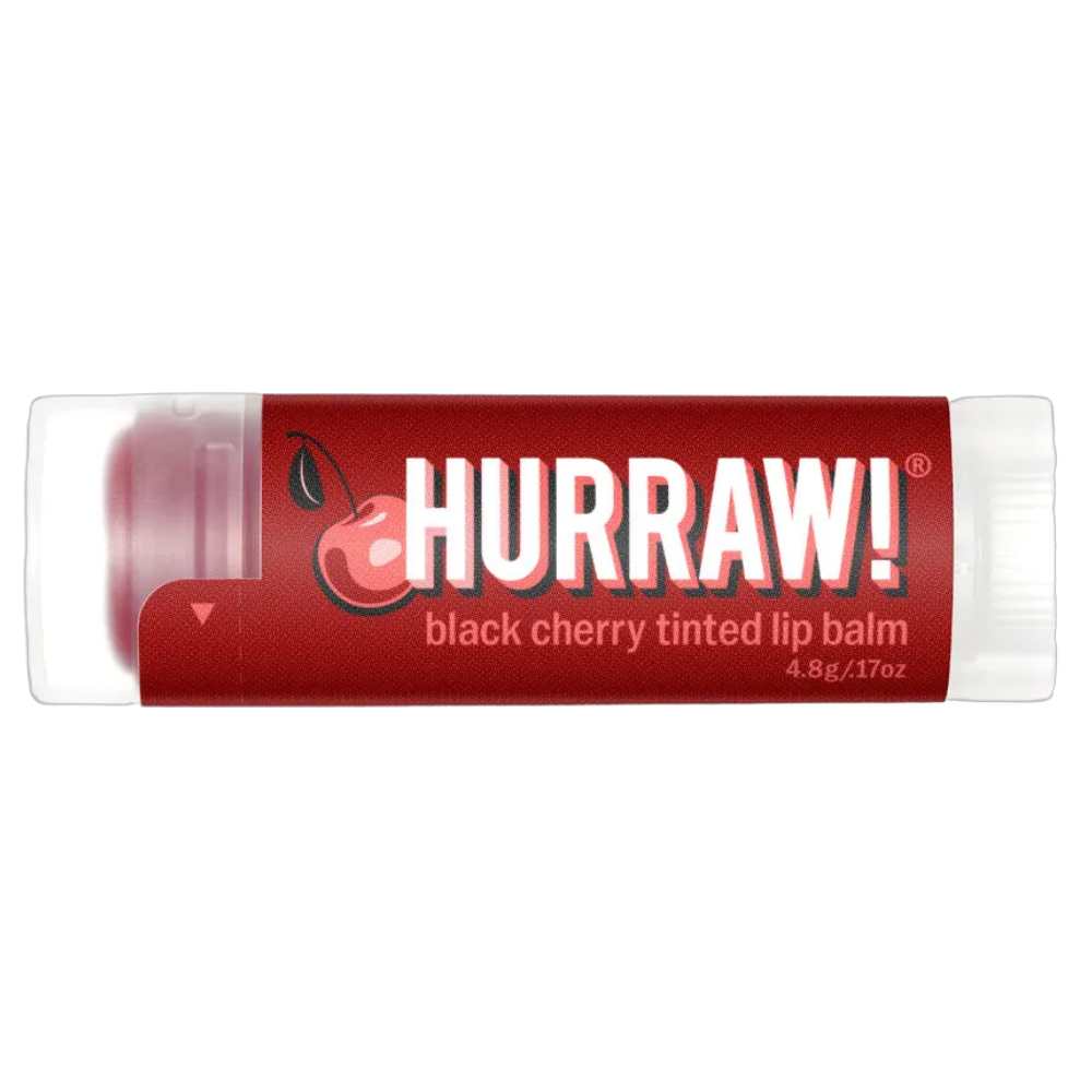 Hurrraw - Black Cherry Lip Balm 4.8g
