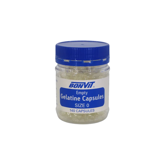 BonVit - Gelatine Capsule Size 0 - 140caps
