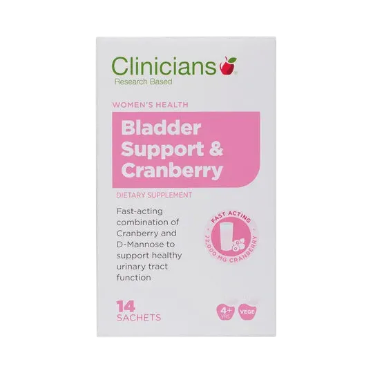 Clinicians - Bladder Support& Cranberry 14 Sachets