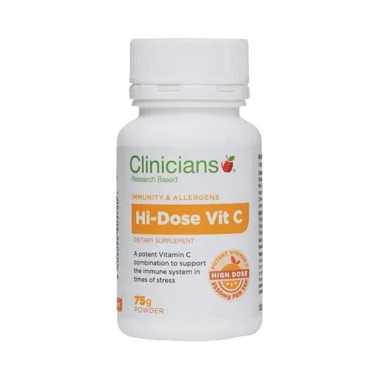 Clinicians - Hi-dose Vit C Pwd 75g