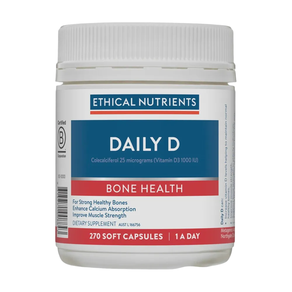 Ethical Nutrients - Daily D 270 Caps