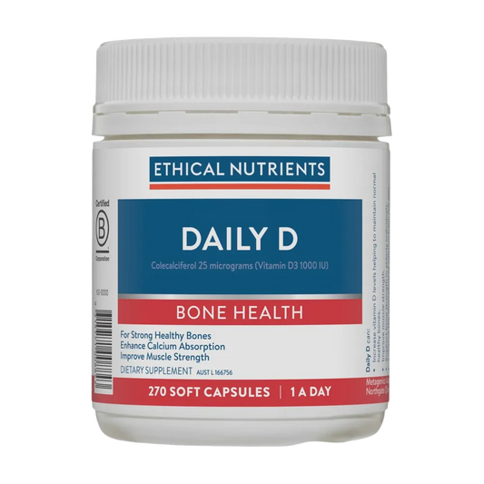 Ethical Nutrients - Daily D 270 Caps