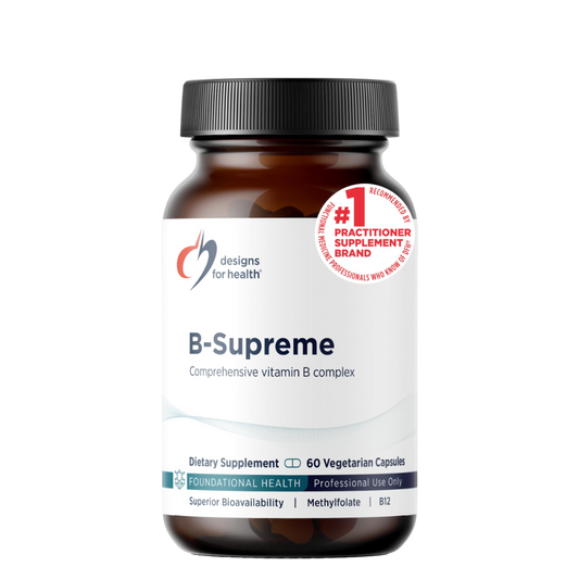 Designs For Health - B Supreme 60 vege hard caps (AU)