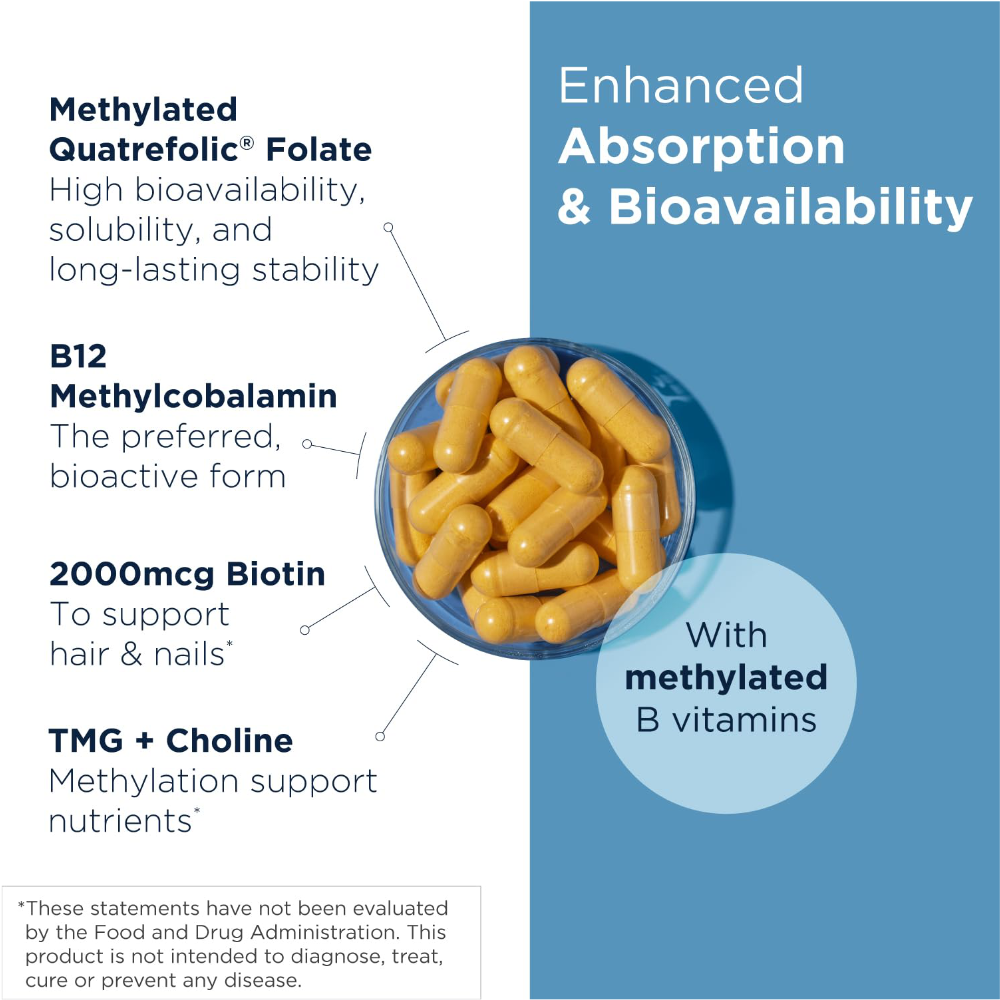 Designs for Health - B-Supreme  60 vege caps (USA- glass bottle)