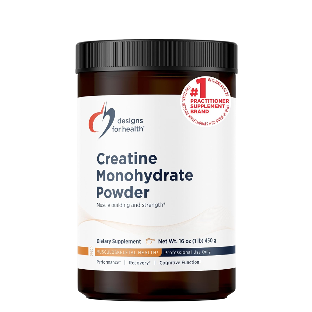 Designs for Health - Creatine Monohydrate powder 450g (USA)