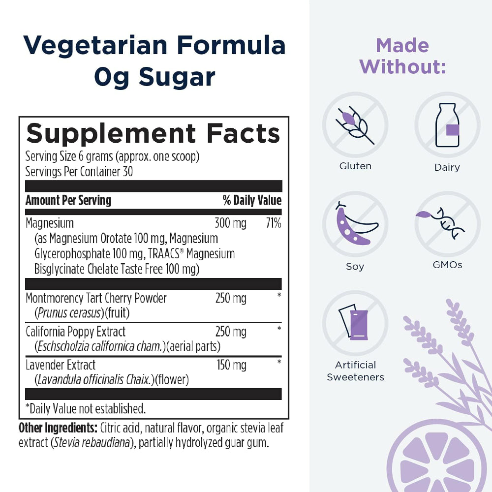 Designs for Health - TriMag Supreme Night lavender/lemon 180g