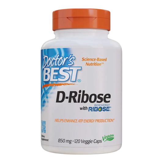 Doctors Best - D-Ribose featuring BioEnergy Ribose® (850mg) 120vc