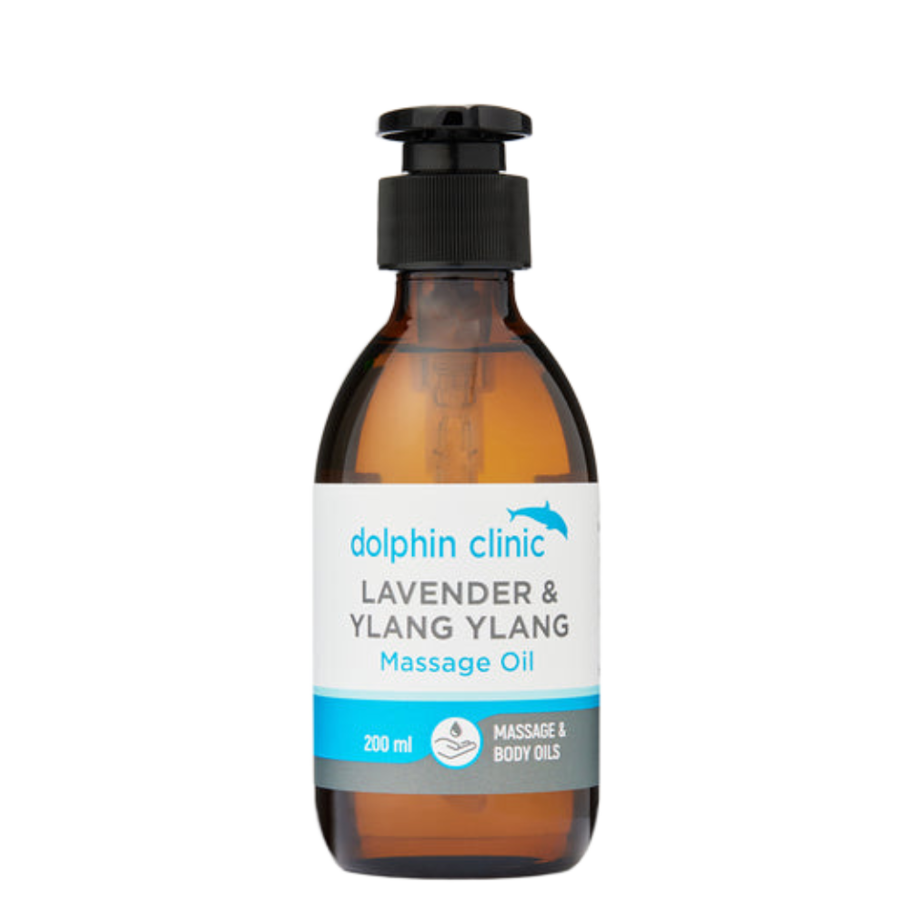 Dolphin Clinic - Lavender   Ylang Ylang Massage Oil 200ml