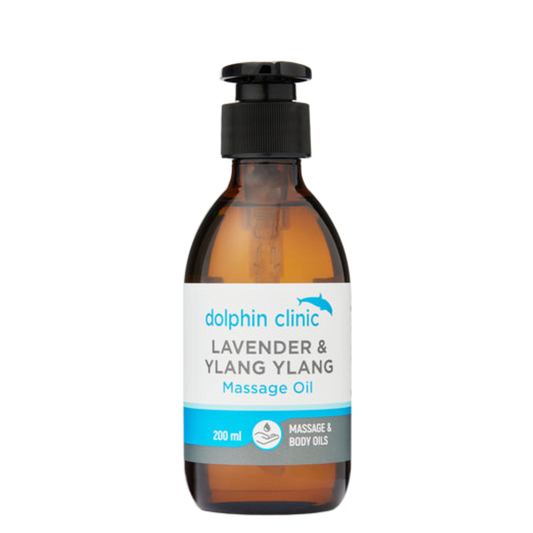 Dolphin Clinic - Lavender   Ylang Ylang Massage Oil 200ml