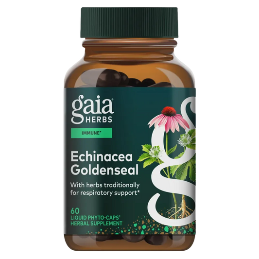 Gaia Herbs - Echinacea Goldenseal 60 caps