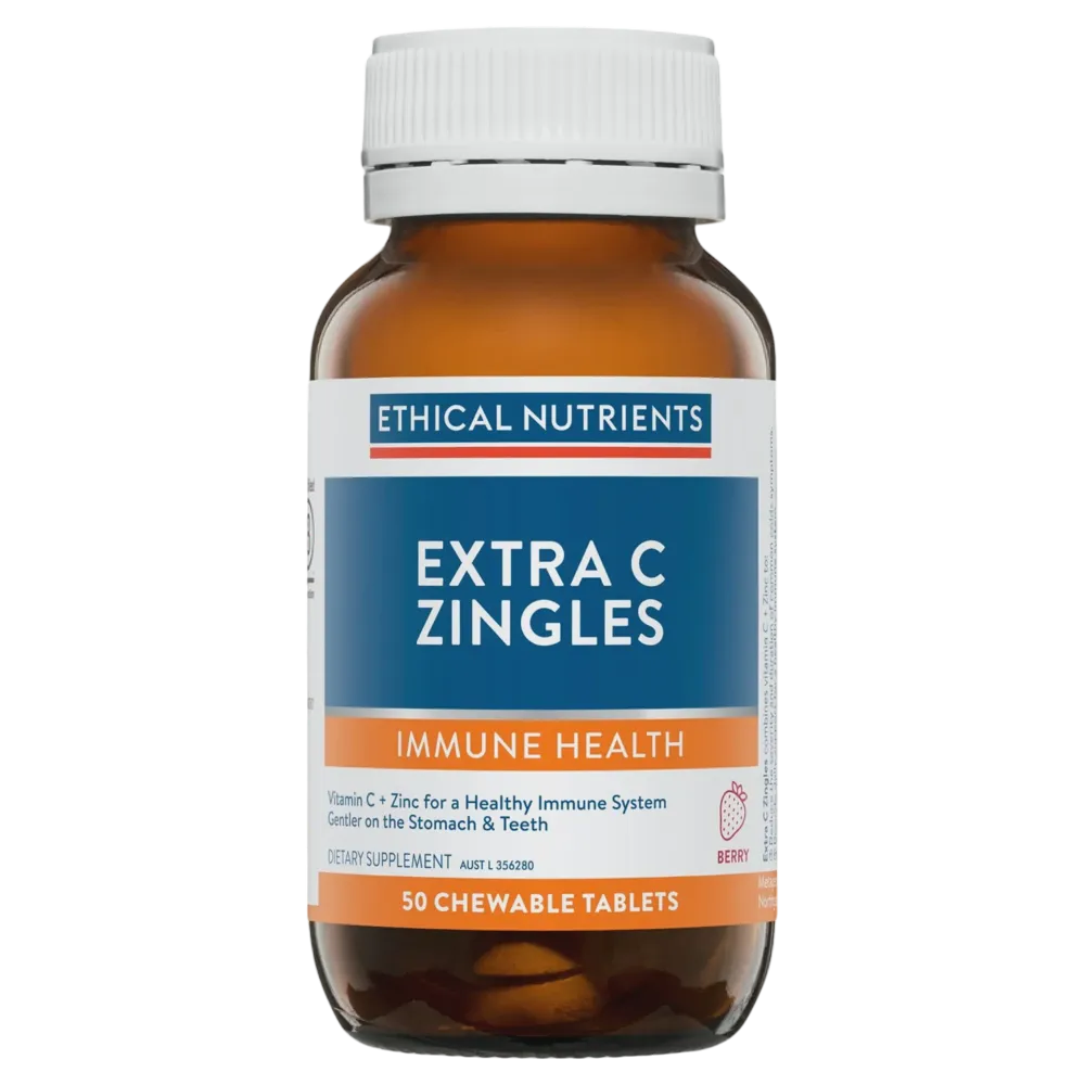 Ethical Nutrients - Extra C Zingles Berry 100mg 50 Tabs