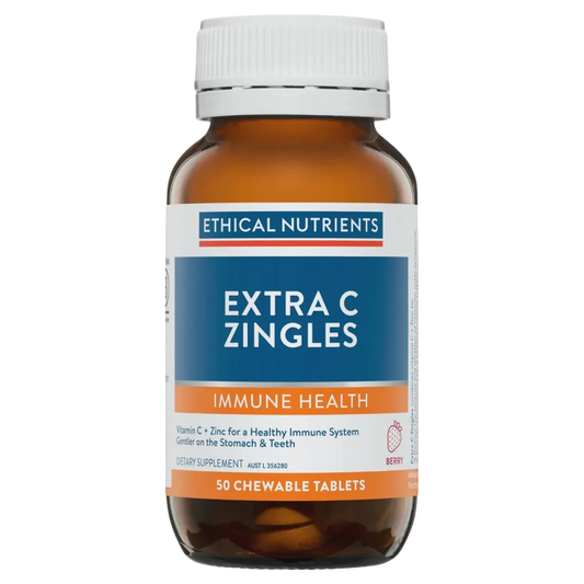 Ethical Nutrients - Extra C Zingles Berry 100mg 50 Tabs