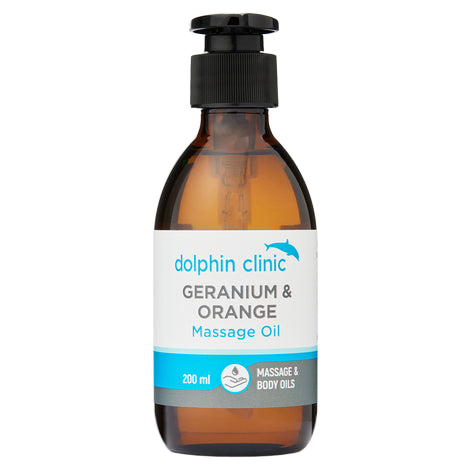 Dolphin Clinic - Geranium  Orange Massage Oil 200ml
