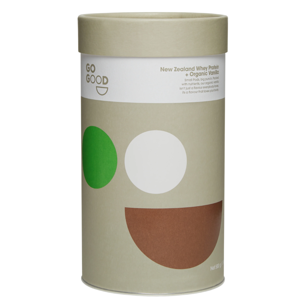 Go Good - Whey Protein Powder + Organic Vanilla 1kg