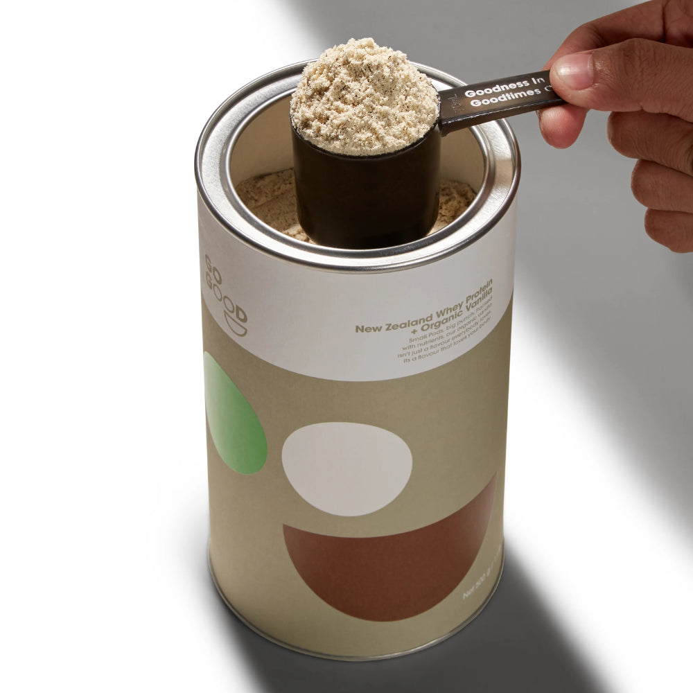 Go Good - Whey Protein Powder + Organic Vanilla 1kg