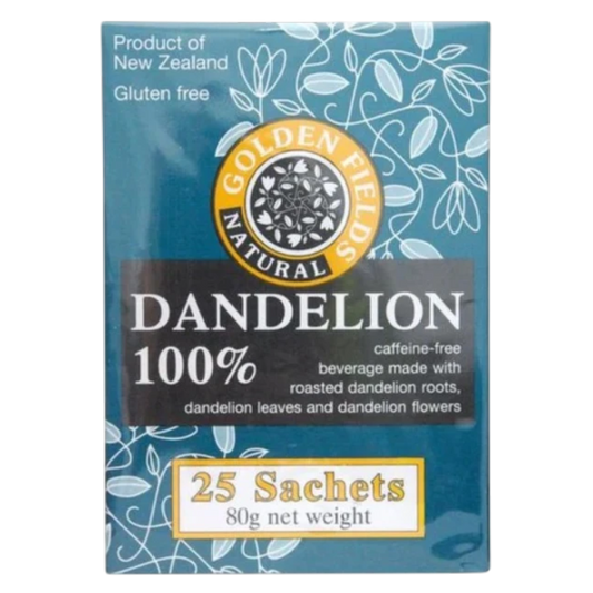 Golden Fields - Dandelion 100% (25 Sachets) (Gluten Free and Caffeine Free)