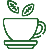 Herbal tea in a cup.