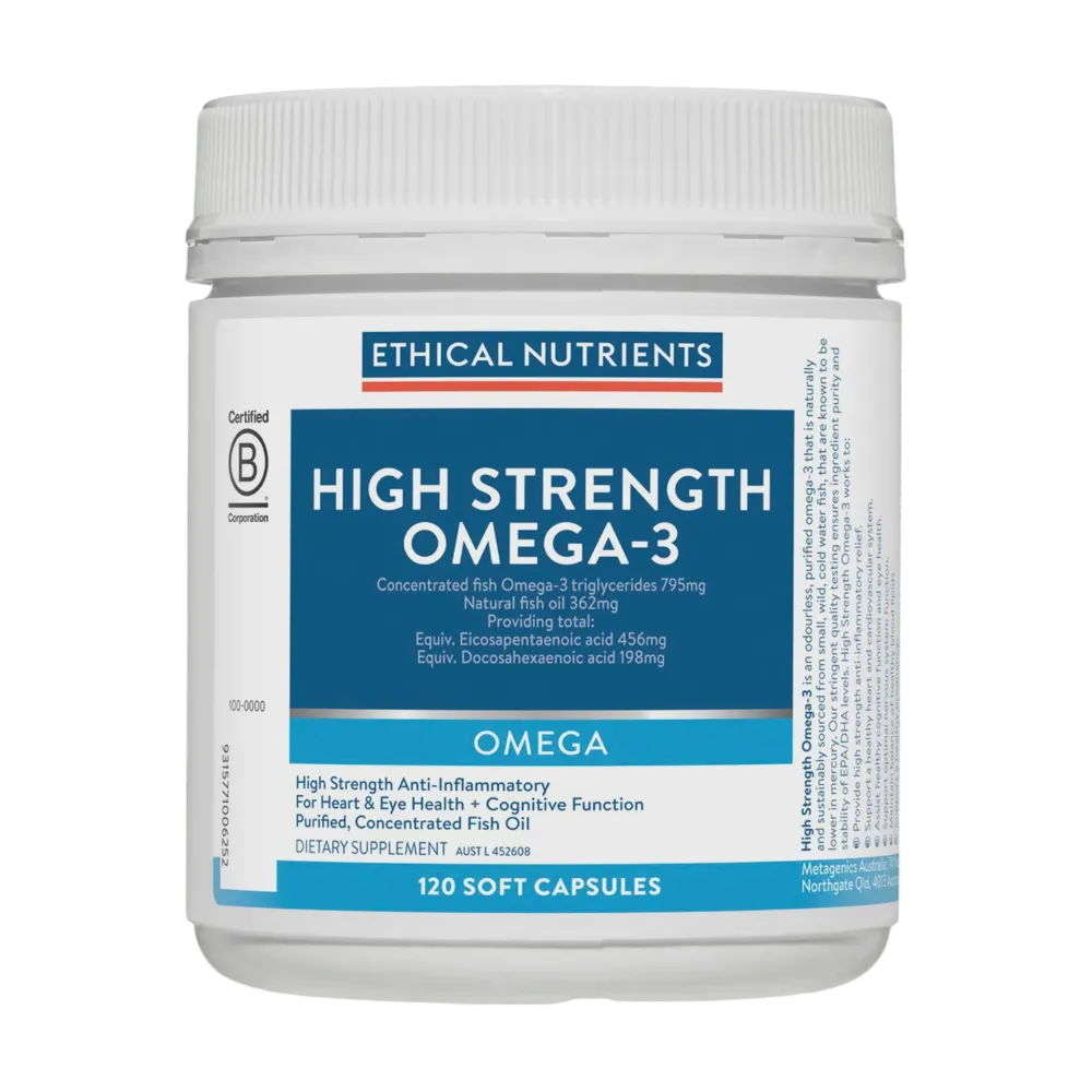 Ethical Nutrients - High Strength Omega-3 caps 120 caps EN