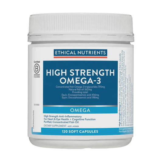 Ethical Nutrients - High Strength Omega-3 caps 120 caps EN