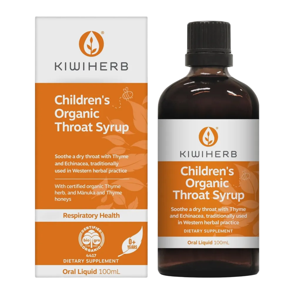 Kiwiherb - Childrens Throat Syrup 100ml