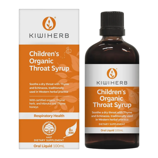 Kiwiherb - Childrens Throat Syrup 100ml