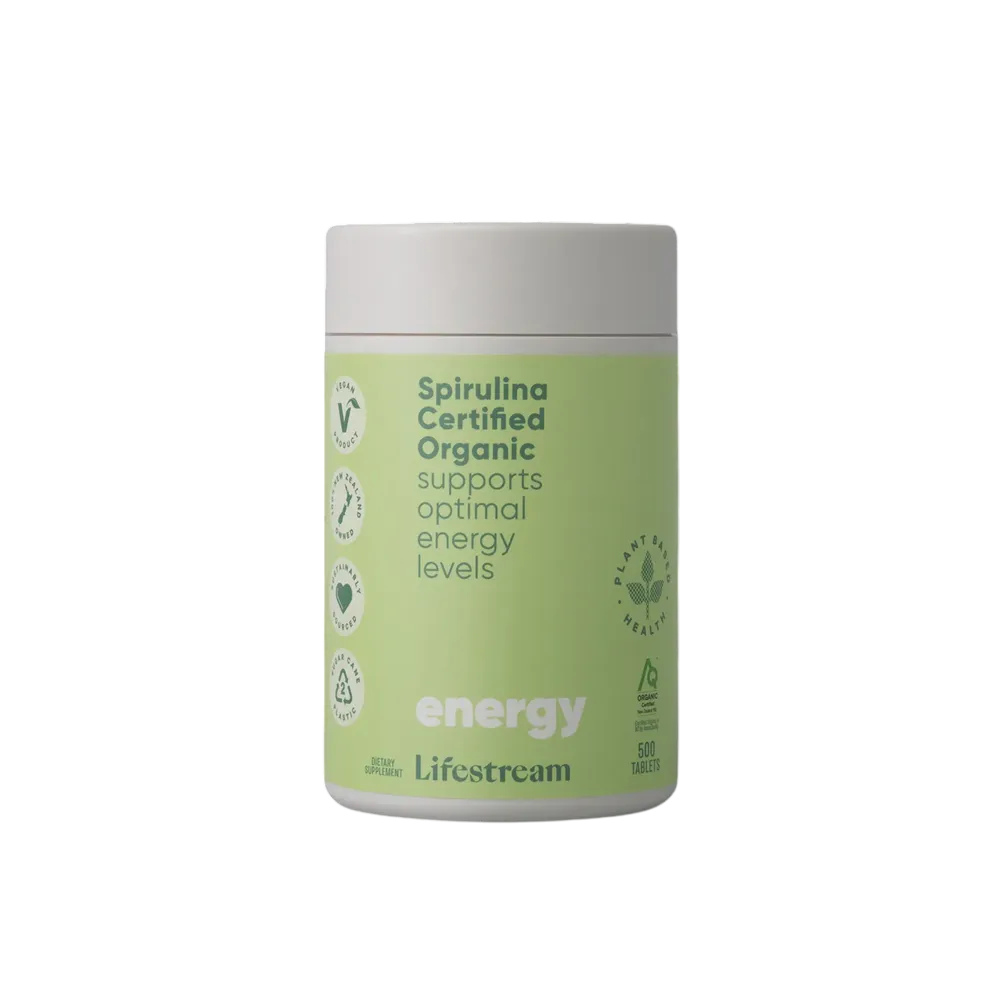 Lifestream - Spirulina Certified Organic (500mg) 500 Tabs (C.O.)