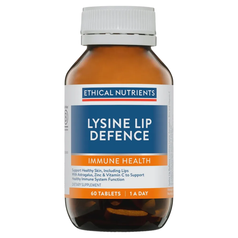 Ethical Nutrients - Lysine lip Defence 60 Tabs