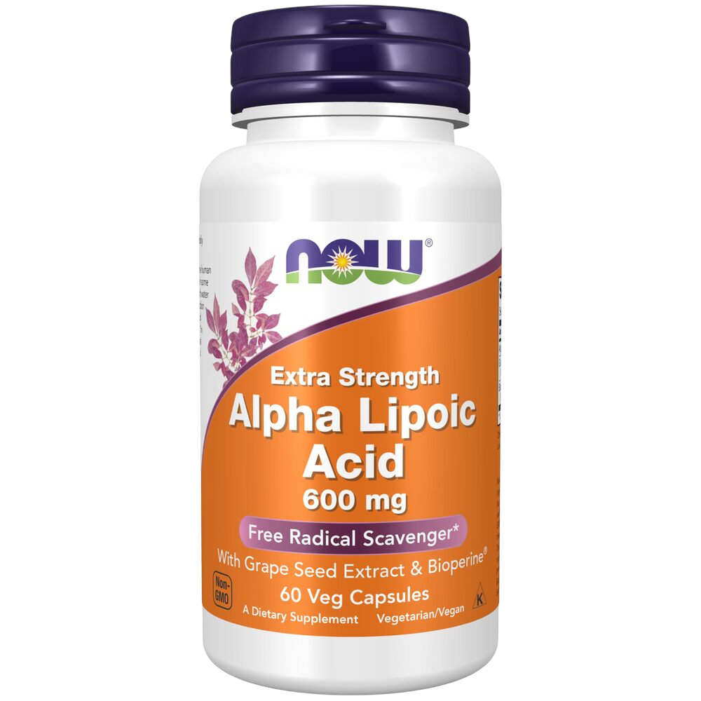 NOW - Alpha Lipoic Acid, Extra Strength, 600mg 60 VC