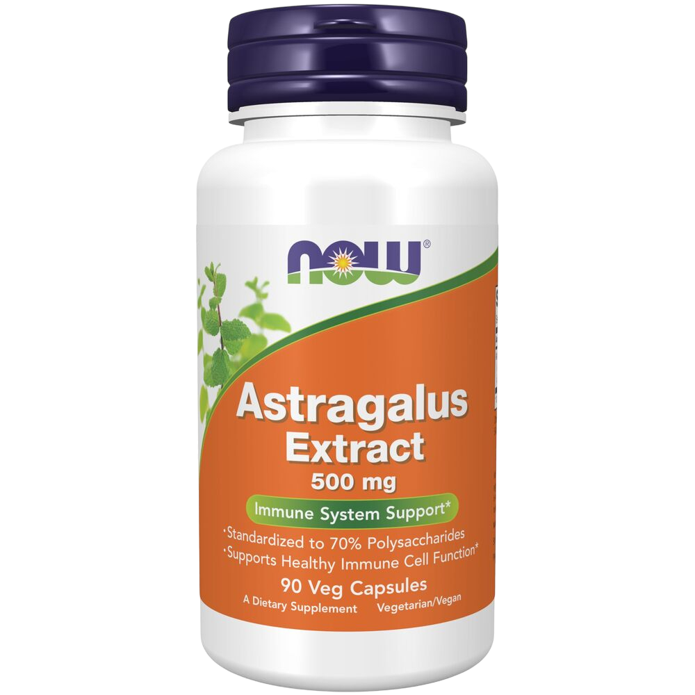 NOW - Astragalus Extract 500mg 90 VC