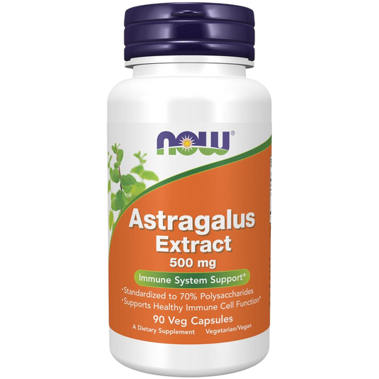 NOW - Astragalus Extract 500mg 90 VC