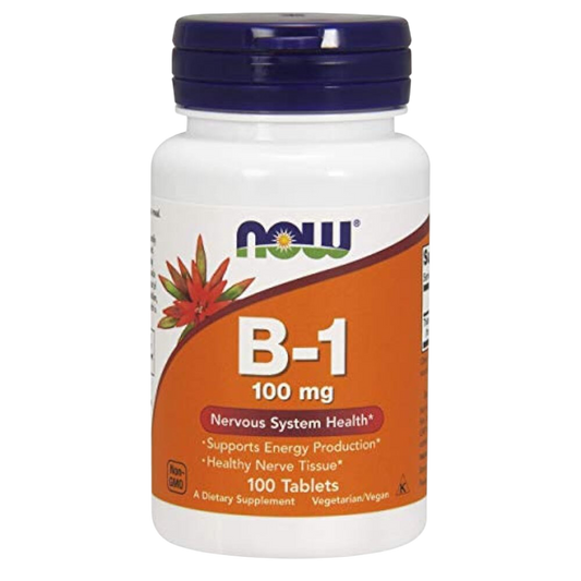 NOW - B-1, 100mg 100 Tabs