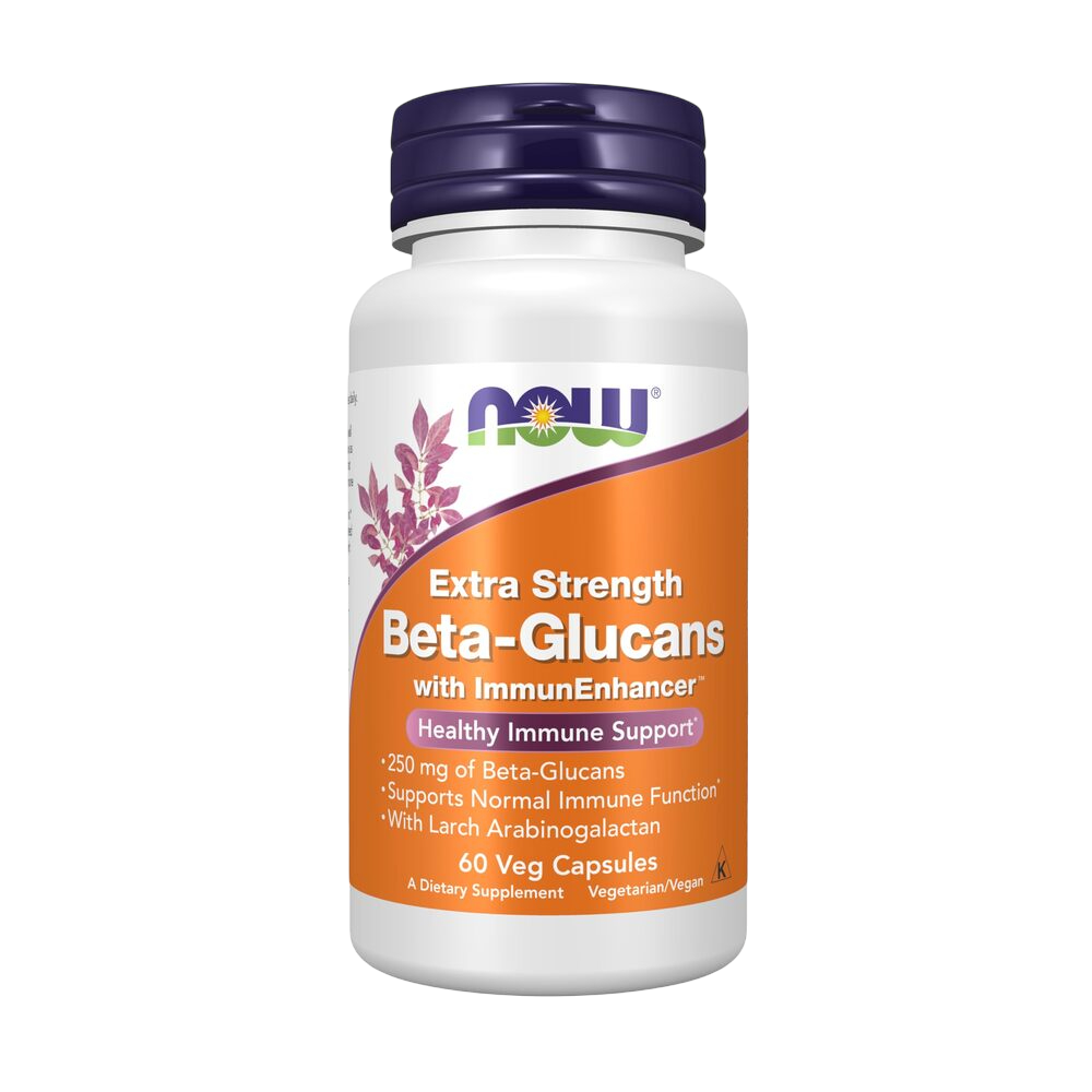 NOW - Beta-Glucans, Extra Strength 250mg 60 VC
