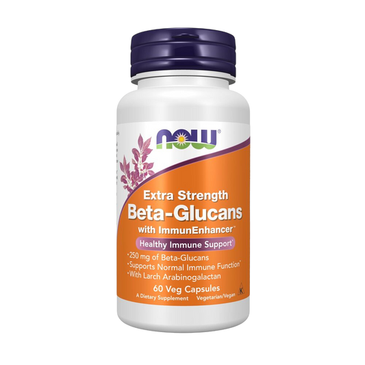 NOW - Beta-Glucans, Extra Strength 250mg 60 VC