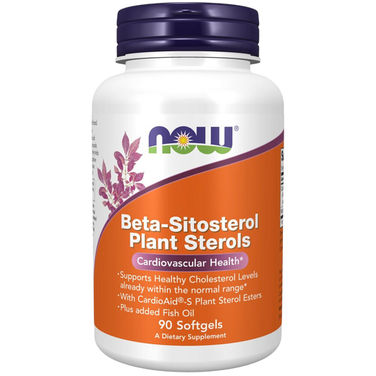 NOW - Beta-Sitosterol Plant Sterols 90 softgels