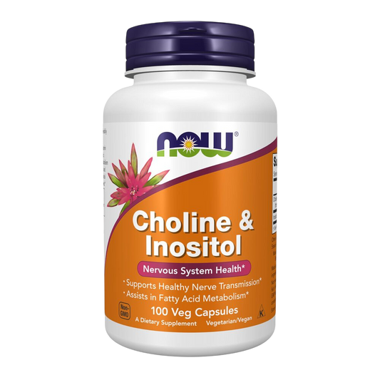 NOW - Choline & Inositol, 500 mg 100 Caps