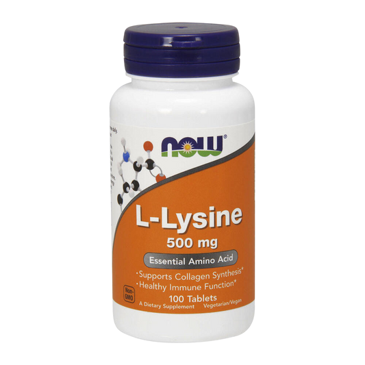 NOW - L-Lysine, 500mg 100 tabs