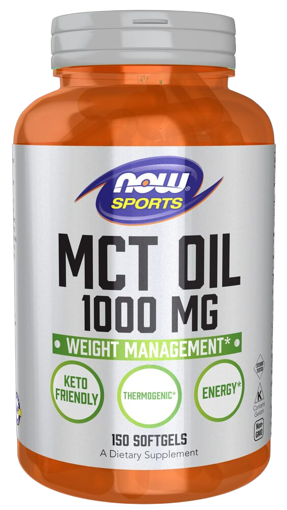 NOW - MCT Oil, 1000mg 150 Soft gels