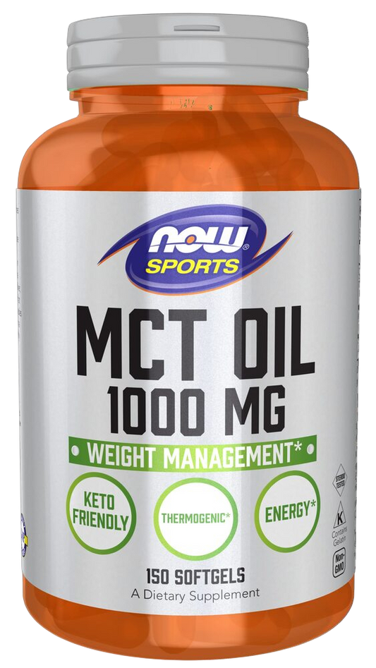 NOW - MCT Oil, 1000mg 150 Soft gels