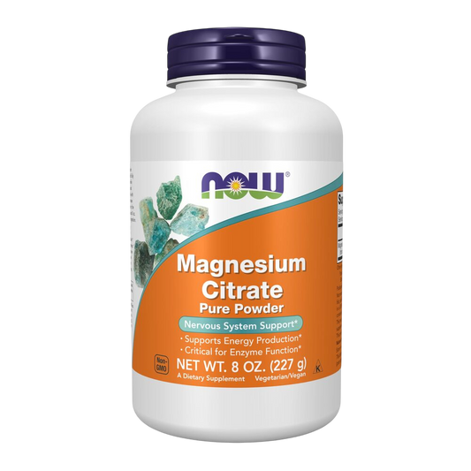 NOW - Magnesium Citrate, Pure Powder 227g