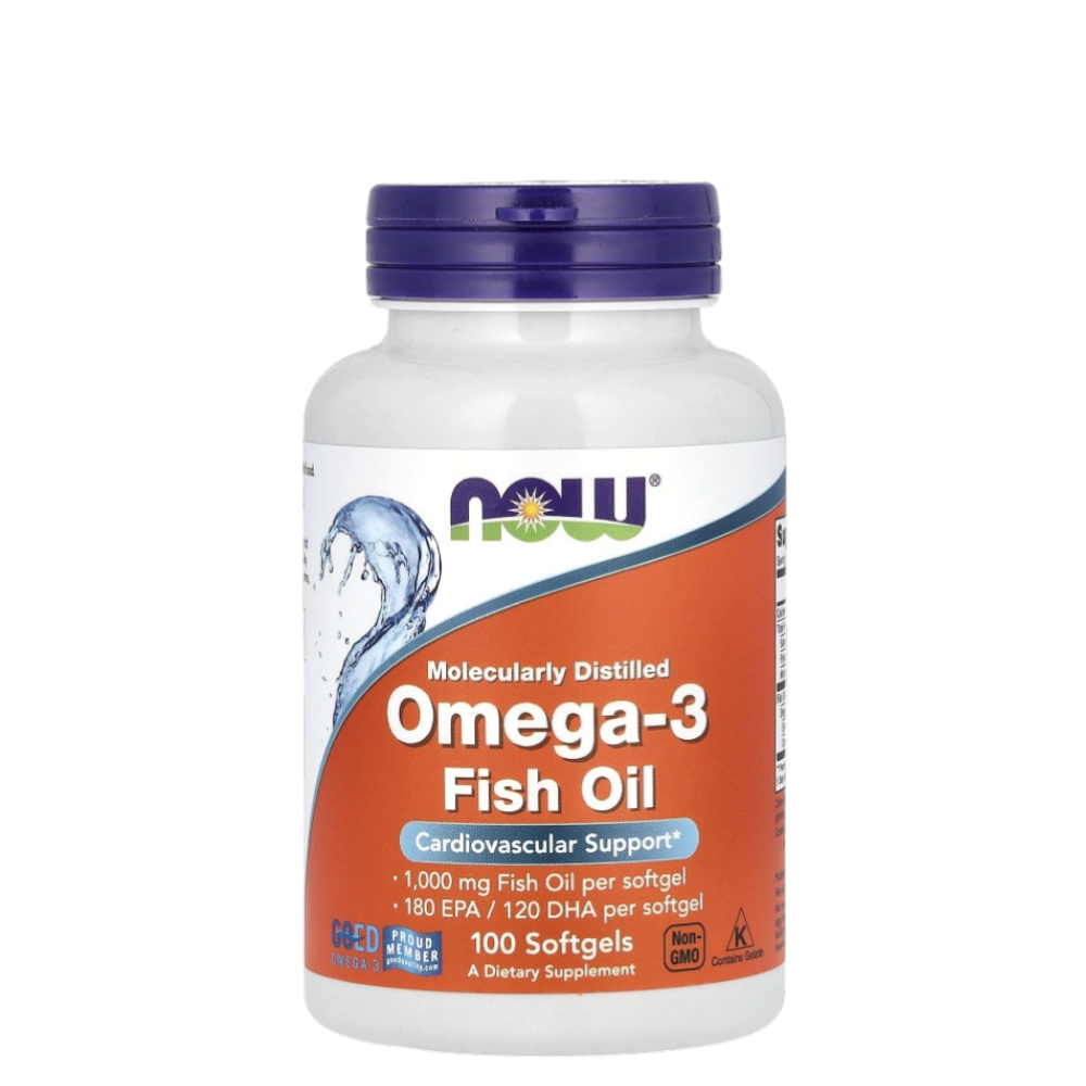 NOW - Omega-3 Fish Oil 100 Softgels