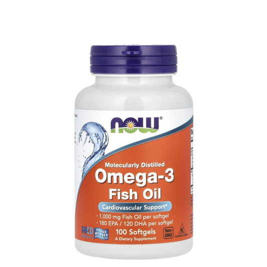 NOW - Omega-3 Fish Oil 100 Softgels