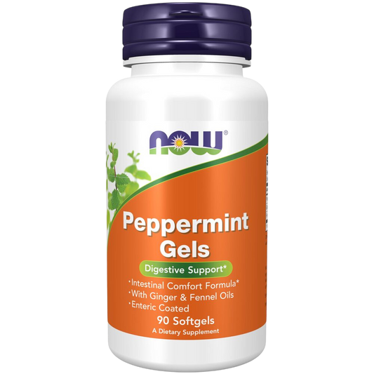 NOW - Peppermint Gels 90 Soft gels