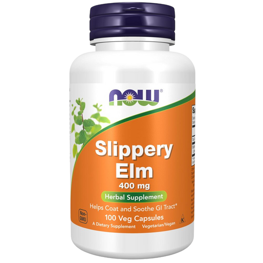 NOW - Slippery Elm, 400 mg 100 Caps