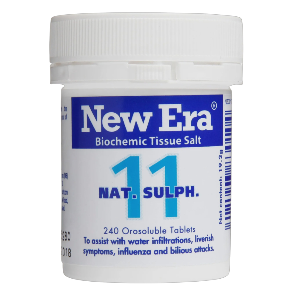 New Era - No.11 Nat Sulph 240 tabs