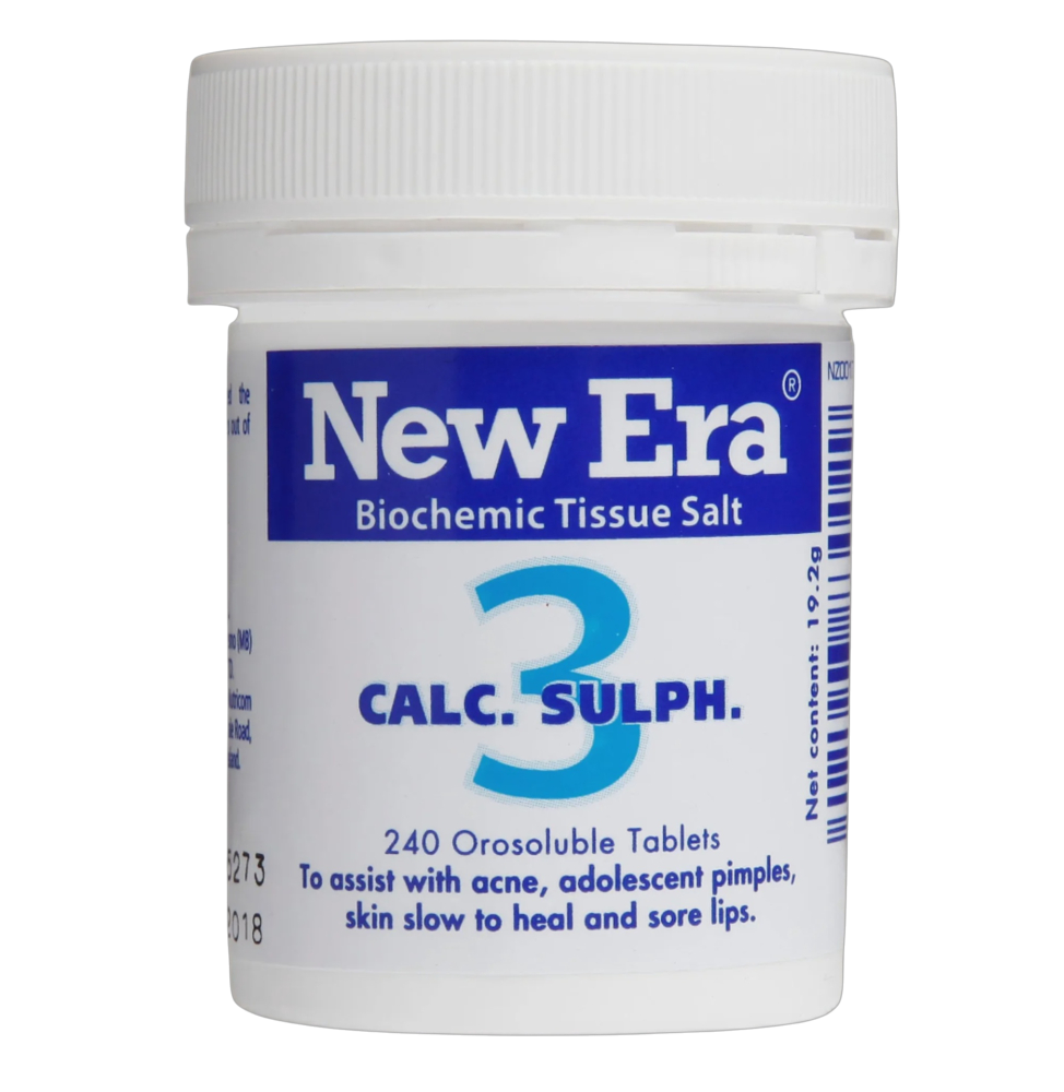 New Era - No.3 Calc Sulph 240 tabs