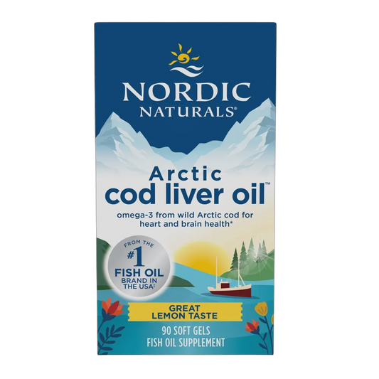 Nordic Naturals - Arctic Cod Liver Oil - Lemon 90 softgels