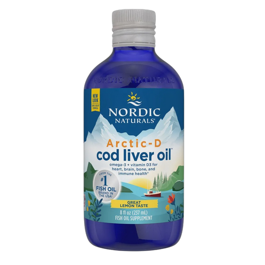 Nordic Naturals - Arctic-D Cod Liver Oil Liquid - Lemon 237ml