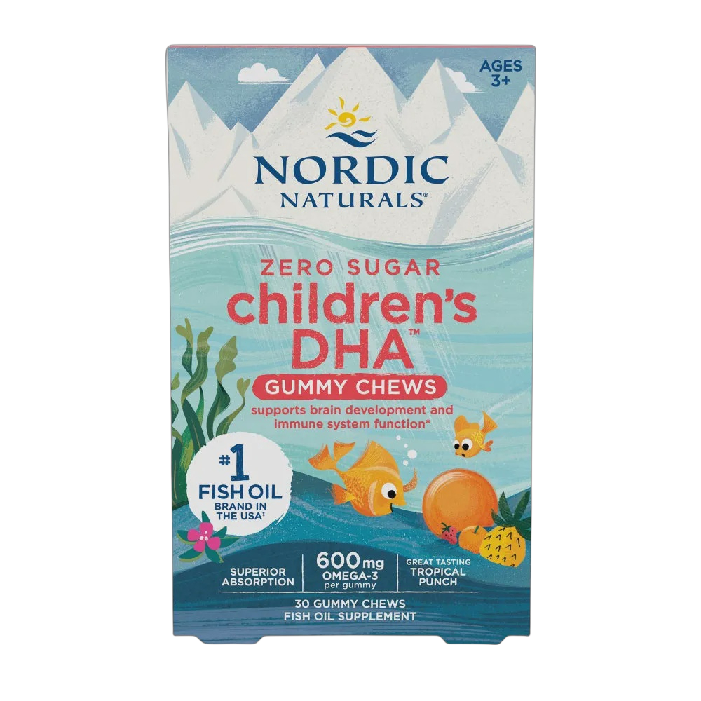 Nordic Naturals - Children’s DHA Gummies - Tropical Punch 30 gummies